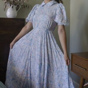 Selkie Avalon Dress In Madison Puff Sleeve Sundress